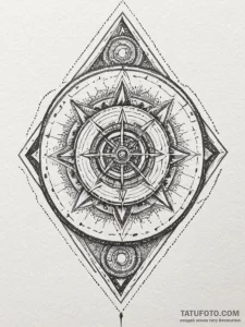 Time machine, artistic tattoo sketch, dotwork... - эскиз тату (№1755159748_0, 14.08.2025 08:22) — Tatufoto.com