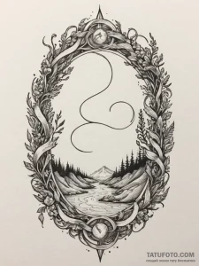 72. tattoo design: a "raduga" rune appearing... - эскиз тату (№1755162915_0, 14.08.2025 09:15) — Tatufoto.com
