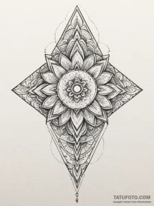 Ice cream, ink illustration for tattoo, black... - эскиз тату (№1755168841_0, 14.08.2025 10:54) — Tatufoto.com