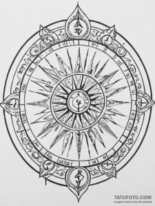 Tattoo design a zodiac symbol with a hidden '... - эскиз тату (№1755171412_0, 14.08.2025 11:36) — Tatufoto.com
