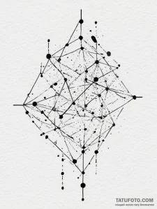 Tattoo sketch a personalized constellation un... - эскиз тату (№1755173225_0, 14.08.2025 12:07) — Tatufoto.com