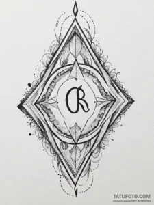66. tattoo sketch: the rune "alatyr," depicte... - эскиз тату (№1755173625_0, 14.08.2025 12:13) — Tatufoto.com