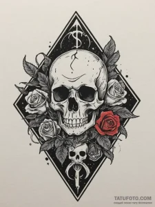 The hellfire club logo from stranger things,... - эскиз тату (№1755178997_0, 14.08.2025 13:43) — Tatufoto.com