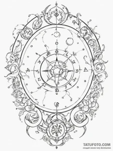 Tattoo sketch the zodiac's element subtly rep... - эскиз тату (№1755182637_0, 14.08.2025 14:43) — Tatufoto.com
