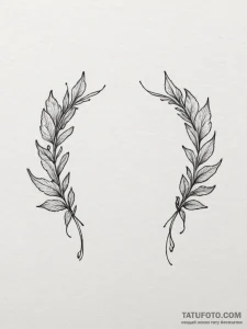 Tattoo design a pair of elf ears with subtle... - эскиз тату (№1755183032_0, 14.08.2025 14:50) — Tatufoto.com