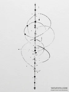 Tattoo sketch a delicate constellation of a s... - эскиз тату (№1755190085_0, 14.08.2025 16:48) — Tatufoto.com