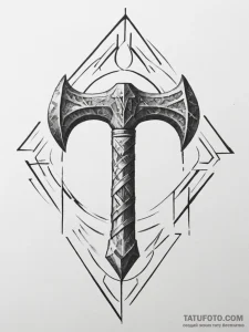 Tattoo design: a geometric representation of... - эскиз тату (№1755190869_0, 14.08.2025 17:01) — Tatufoto.com