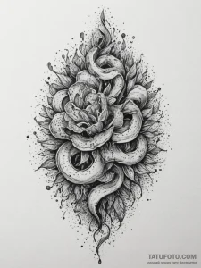 Tattoo design a flowing line that subtly high... - эскиз тату (№1755202025_0, 14.08.2025 20:07) — Tatufoto.com