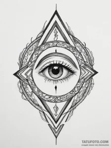 153. tattoo sketch: "gadat" rune combined wit... - эскиз тату (№1755203623_0, 14.08.2025 20:33) — Tatufoto.com
