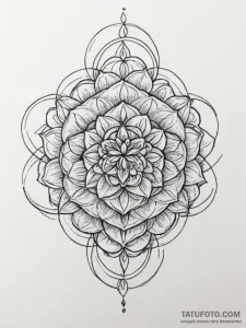 Flower of life pattern (is there, but can be... - эскиз тату (№1755204420_0, 14.08.2025 20:47) — Tatufoto.com