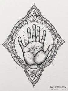 Tattoo sketch a child's footprint or handprin... - эскиз тату (№1755205626_0, 14.08.2025 21:07) — Tatufoto.com
