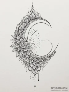 Tattoo sketch a comet's path, starting on one... - эскиз тату (№1755206023_0, 14.08.2025 21:13) — Tatufoto.com