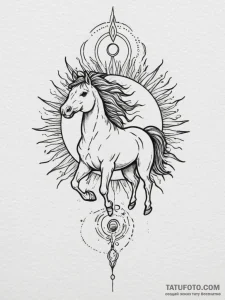 Tattoo design: a combination of dazhbog's sun... - эскиз тату (№1755207825_0, 14.08.2025 21:43) — Tatufoto.com