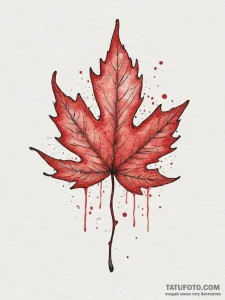 Autumn leaf crumbling, tattoo sketch design,... - эскиз тату (№1755216178_0, 15.08.2025 00:02) — Tatufoto.com