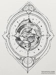 Tattoo sketch a watercolor nebula shaping its... - эскиз тату (№1755270079_0, 15.08.2025 15:01) — Tatufoto.com