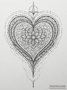 Tattoo sketch a minimalist, unbroken linework... - эскиз тату (№1755273841_0, 15.08.2025 16:04) — Tatufoto.com