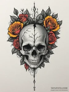 Anatomical heart made of crystal, concept art... - эскиз тату (№1755278253_0, 15.08.2025 17:17) — Tatufoto.com