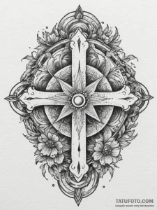 Tattoo sketch a floral design for each zodiac... - эскиз тату (№1755279863_0, 15.08.2025 17:44) — Tatufoto.com