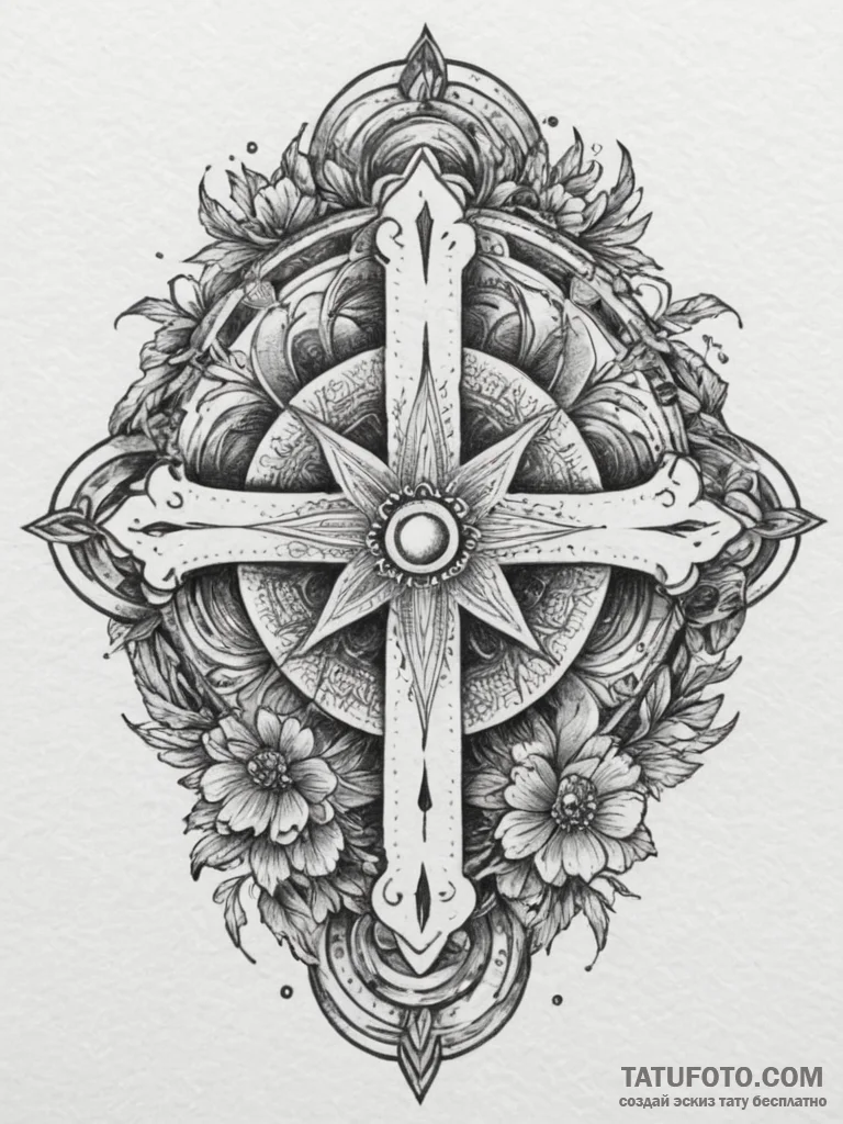 Tattoo sketch a floral design for each zodiac... - эскиз тату (№1755279863_0, 15.08.2025 17:44) — Tatufoto.com