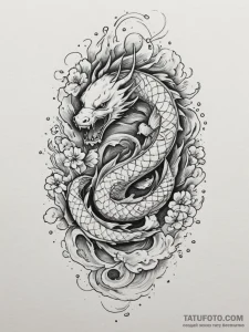 Tattoo design an abstract representation of t... - эскиз тату (№1755280060_0, 15.08.2025 17:47) — Tatufoto.com