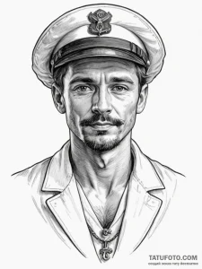 Portraits & people, artistic tattoo sketch, b... - эскиз тату (№1755284857_0, 15.08.2025 19:07) — Tatufoto.com