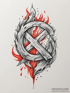 81. tattoo sketch: the rune "krada," appearin... - эскиз тату (№1755285477_0, 15.08.2025 19:17) — Tatufoto.com
