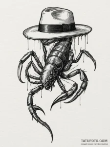 Tattoo design a scorpio scorpion with a tiny,... - эскиз тату (№1755289875_0, 15.08.2025 20:31) — Tatufoto.com