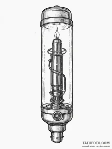 Vacuum tube - эскиз тату (№1755292051_0, 15.08.2025 21:07) — Tatufoto.com