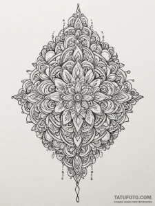 Tattoo design: a minimalist lunitsa, resembli... - эскиз тату (№1755323187_0, 16.08.2025 05:46) — Tatufoto.com