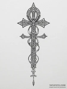 Tattoo sketch an ancient egyptian 'ankh' for... - эскиз тату (№1755323794_0, 16.08.2025 05:56) — Tatufoto.com