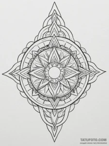 Tattoo design a crown symbolizing the head of... - эскиз тату (№1755327822_0, 16.08.2025 07:03) — Tatufoto.com