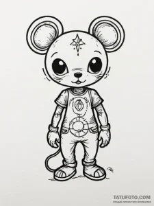 Tattoo design a piece of a favorite childhood... - эскиз тату (№1755330631_0, 16.08.2025 07:50) — Tatufoto.com