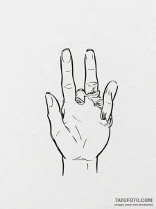 Tattoo design a delicate word or initial on t... - эскиз тату (№1755336846_0, 16.08.2025 09:34) — Tatufoto.com
