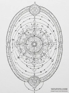Tattoo design a geometric representation of t... - эскиз тату (№1755341477_0, 16.08.2025 10:51) — Tatufoto.com