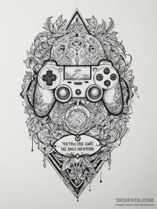 р“сђсѓрїрїр° 9: gaming quotes & text-based (р... - эскиз тату (№1755346904_0, 16.08.2025 12:21) — Tatufoto.com