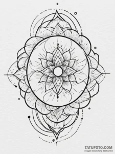 Tattoo sketch a glowing force field effect.,... - эскиз тату (№1755348101_0, 16.08.2025 12:41) — Tatufoto.com