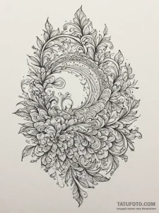 Tattoo sketch a vibrant rainbow effect on a m... - эскиз тату (№1755349102_0, 16.08.2025 12:58) — Tatufoto.com