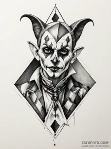 Harlequin - эскиз тату (№1755351514_0, 16.08.2025 13:38) — Tatufoto.com