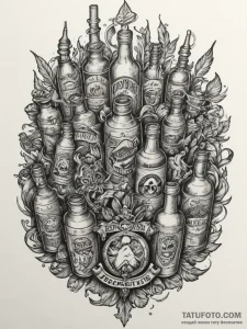 A realistic, 1920s style black and white phot... - эскиз тату (№1755353119_0, 16.08.2025 14:05) — Tatufoto.com