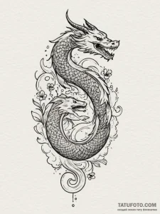 Tattoo design a minimalist symbol of a "quest... - эскиз тату (№1755354320_0, 16.08.2025 14:25) — Tatufoto.com