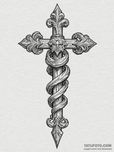 Tattoo sketch a roman fasces symbol for stren... - эскиз тату (№1755356110_0, 16.08.2025 14:55) — Tatufoto.com