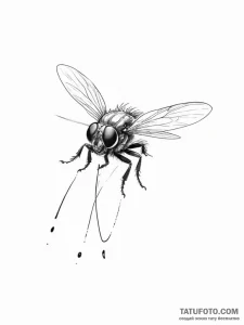 Fly - эскиз тату (№1755362527_0, 16.08.2025 16:42) — Tatufoto.com