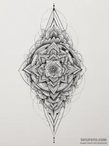 Tattoo design an abstract representation of "... - эскиз тату (№1755366168_0, 16.08.2025 17:42) — Tatufoto.com