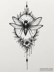 The firefly symbol from the last of us, ink i... - эскиз тату (№1755366960_0, 16.08.2025 17:56) — Tatufoto.com