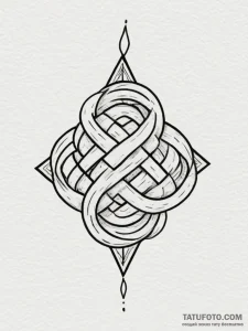 Tattoo design an abstract interpretation of "... - эскиз тату (№1755373925_0, 16.08.2025 19:52) — Tatufoto.com