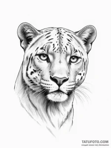 Panther - эскиз тату (№1755384189_0, 16.08.2025 22:43) — Tatufoto.com