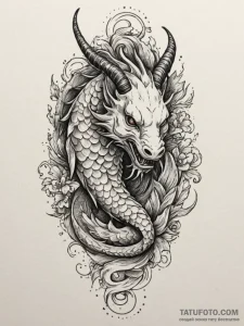 Tattoo design a realistic capricorn goat-fish... - эскиз тату (№1755390906_0, 17.08.2025 00:35) — Tatufoto.com