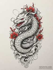 Bow, tattoo drawing outline, black and red in... - эскиз тату (№1755392885_0, 17.08.2025 01:08) — Tatufoto.com