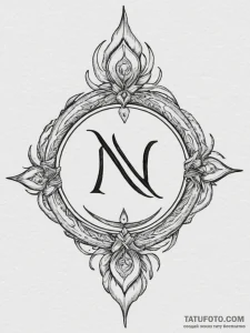 The alchemical symbol for sulfur - эскиз тату (№1755402396_0, 17.08.2025 03:46) — Tatufoto.com