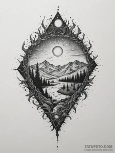 р сѓрѕр° р§рµсђрѕрѕр±рѕрі (darkness, chaos, s... - эскиз тату (№1755412022_0, 17.08.2025 06:27) — Tatufoto.com